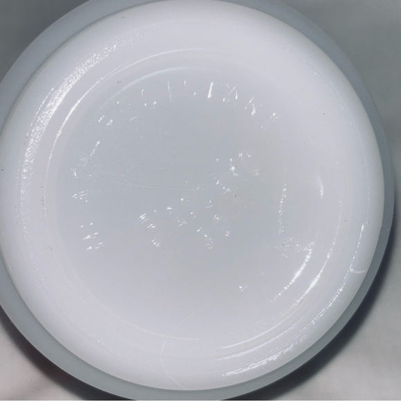 Vintage Glasbake Mug Provincial Flower BC Dogwood British Columbia Milk Glass - Picture 4 of 4